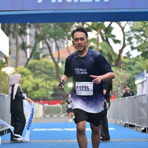 Race photo from KEMLU RUN 2026