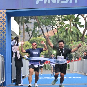 Race photo from KEMLU RUN 2026