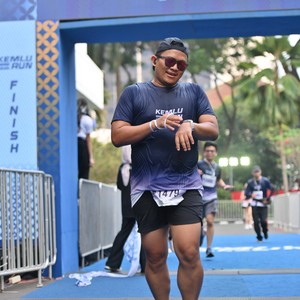 Race photo from KEMLU RUN 2026