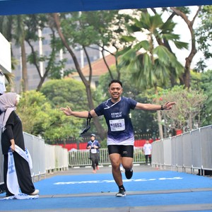 Race photo from KEMLU RUN 2026