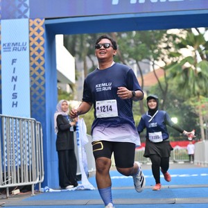 Race photo from KEMLU RUN 2026