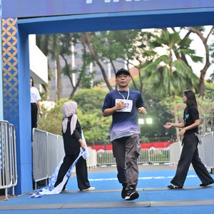 Race photo from KEMLU RUN 2026