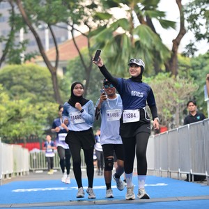 Race photo from KEMLU RUN 2026