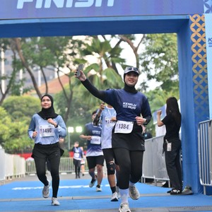 Race photo from KEMLU RUN 2026