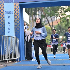 Race photo from KEMLU RUN 2026