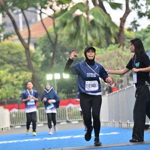 Race photo from KEMLU RUN 2026