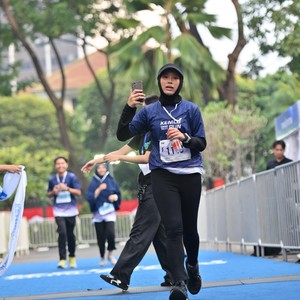 Race photo from KEMLU RUN 2026