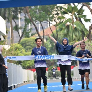 Race photo from KEMLU RUN 2026