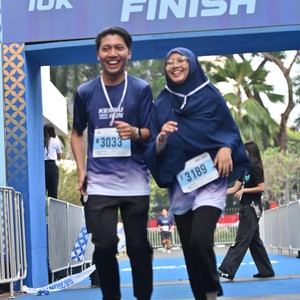 Race photo from KEMLU RUN 2026
