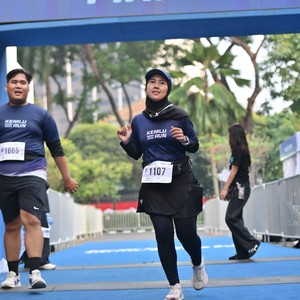 Race photo from KEMLU RUN 2026