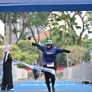 Race photo from KEMLU RUN 2026