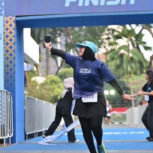 Race photo from KEMLU RUN 2026