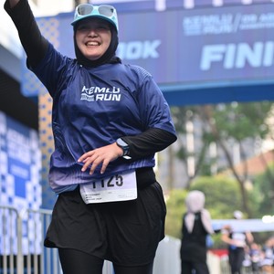 Race photo from KEMLU RUN 2026