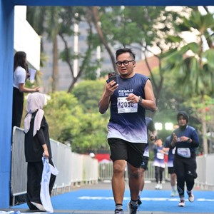 Race photo from KEMLU RUN 2026
