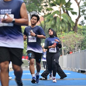 Race photo from KEMLU RUN 2026