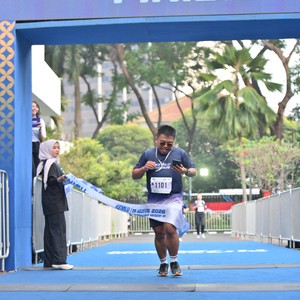 Race photo from KEMLU RUN 2026