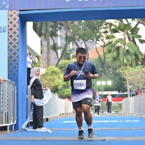Race photo from KEMLU RUN 2026