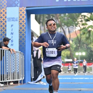 Race photo from KEMLU RUN 2026