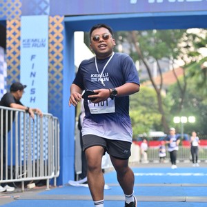 Race photo from KEMLU RUN 2026