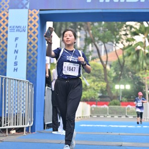 Race photo from KEMLU RUN 2026