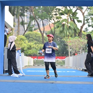 Race photo from KEMLU RUN 2026