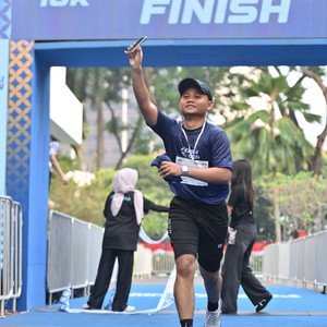 Race photo from KEMLU RUN 2026
