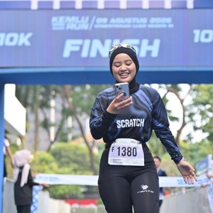 Race photo from KEMLU RUN 2026