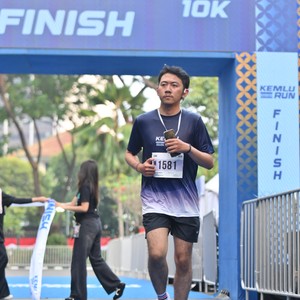 Race photo from KEMLU RUN 2026