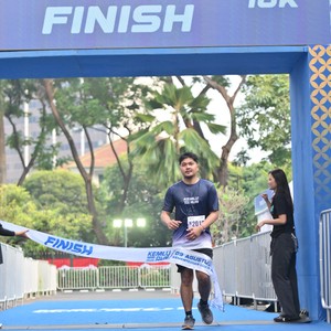 Race photo from KEMLU RUN 2026
