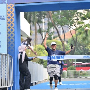 Race photo from KEMLU RUN 2026