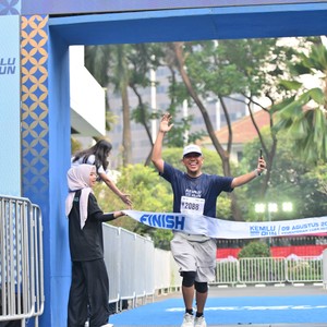 Race photo from KEMLU RUN 2026