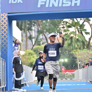 Race photo from KEMLU RUN 2026