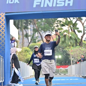Race photo from KEMLU RUN 2026