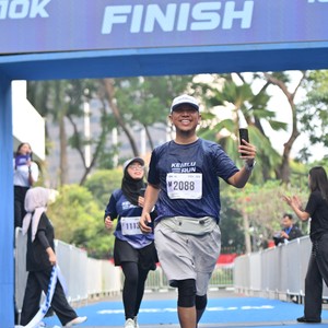 Race photo from KEMLU RUN 2026