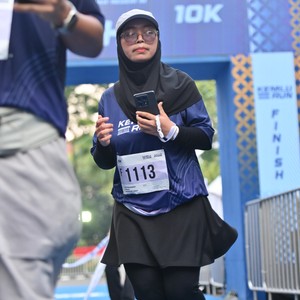 Race photo from KEMLU RUN 2026