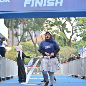 Race photo from KEMLU RUN 2026