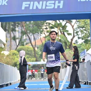 Race photo from KEMLU RUN 2026