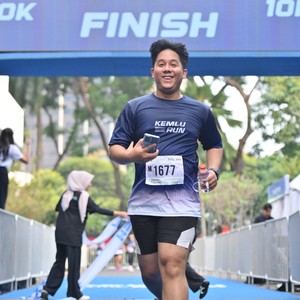 Race photo from KEMLU RUN 2026