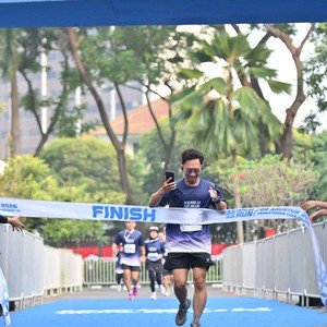 Race photo from KEMLU RUN 2026