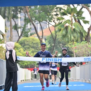 Race photo from KEMLU RUN 2026