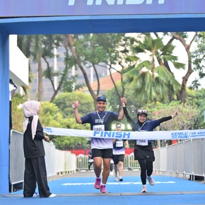 Race photo from KEMLU RUN 2026