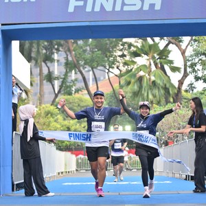 Race photo from KEMLU RUN 2026