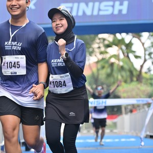 Race photo from KEMLU RUN 2026