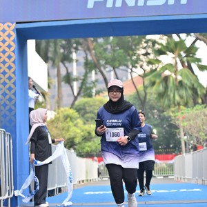 Race photo from KEMLU RUN 2026