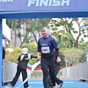 Race photo from KEMLU RUN 2026