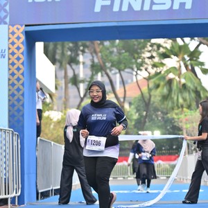 Race photo from KEMLU RUN 2026