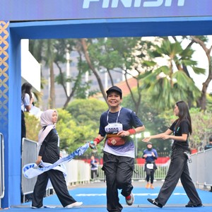 Race photo from KEMLU RUN 2026