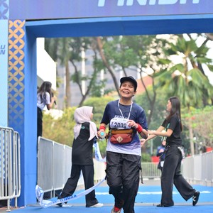 Race photo from KEMLU RUN 2026
