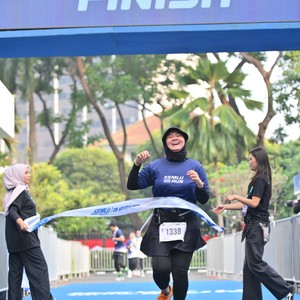 Race photo from KEMLU RUN 2026