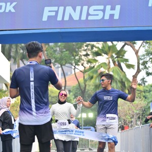 Race photo from KEMLU RUN 2026